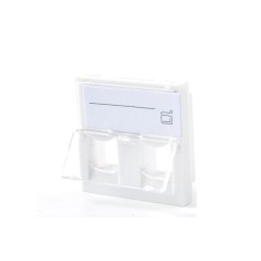 Lanview EURO OUTLET 45x45 - 2-PORT